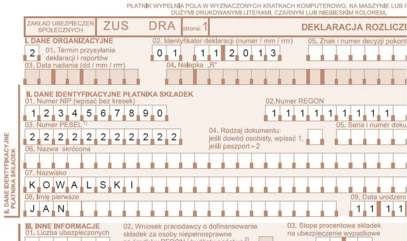 Jak skutecznie wypełnić nowy druk ZUS DRA: praktyczny przewodnik krok po kroku