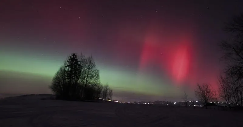 Fotografia zorzy polarnej