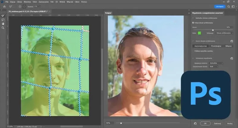 Pasek narzędzi w Photoshopie