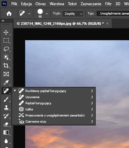 Photoshop powiększanie obrazu