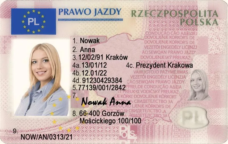 Zdjęcie do prawa jazdy